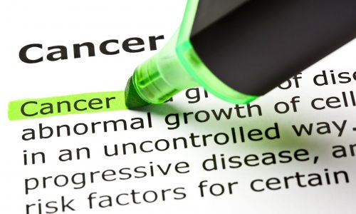 'Cancer' highlighted in green